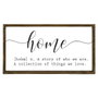 Wallity Cuadro Decorativo KZM318 en MDF y Madera de Pino de 25 x 50 cm